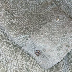 Men’s formal Muslim Islamic shirt. Mint Green